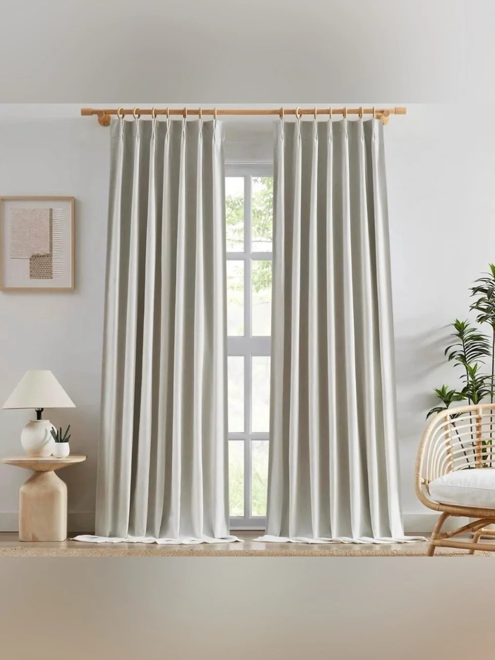 100% Blackout curtains. 2 panels. 40x90 BRAND NEW